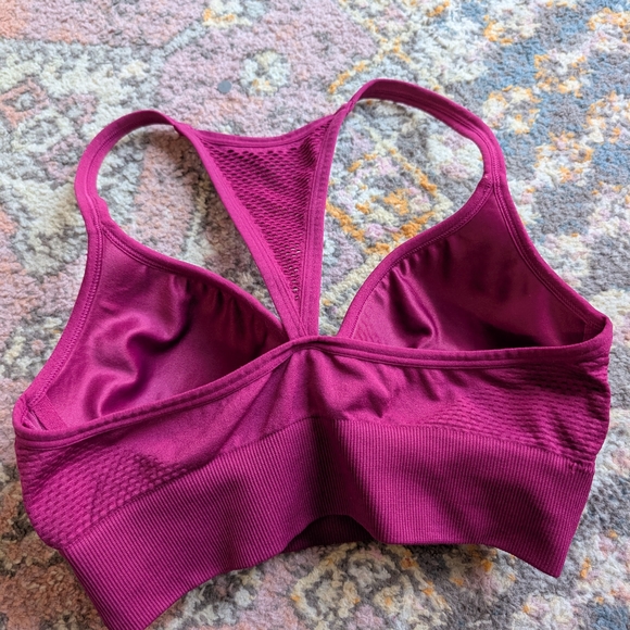 New Balance Gray and Burgundy Sports Bras Bundle Size Small - Picture 2 of 6